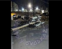 Во Владивостоке из-за штормового ветра упали 2 вышки сотовой связи