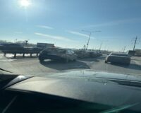 В городе Рязани на Серверной окружной дороге «паровозиком» столкнулись четыре леговушки