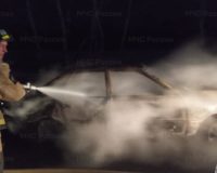 автомобиль сгорел