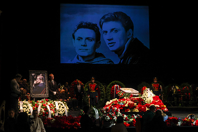 Церемония прощания с Юрием Соломиным