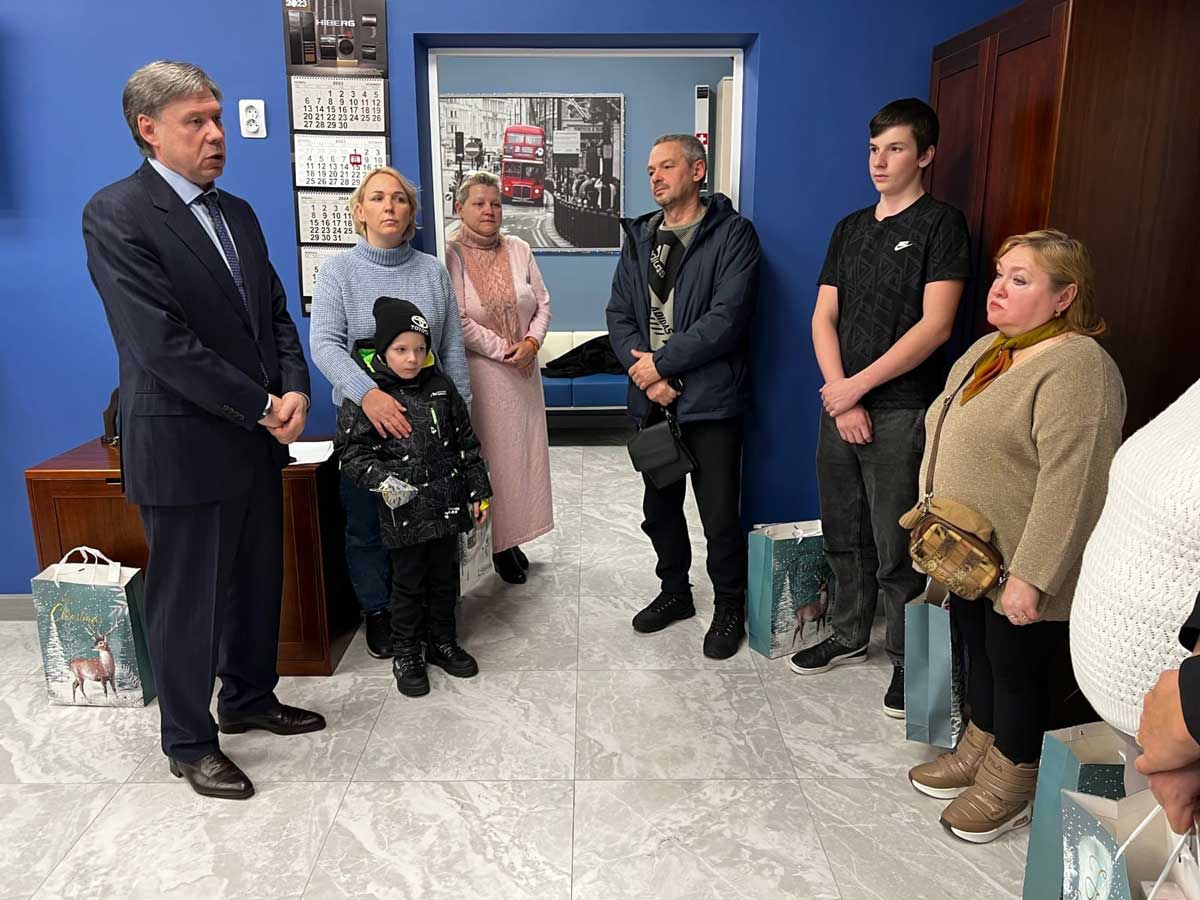 Михаил Васильев во время мероприятия