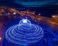 самый большой в России светодинамический умный фонтан