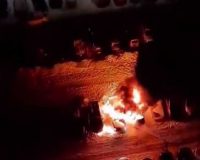 Сгорели машины