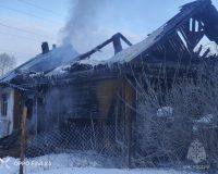 В огне погибли люди