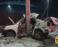 Три человека погибли в Забайкалье в результате ДТП со столбом