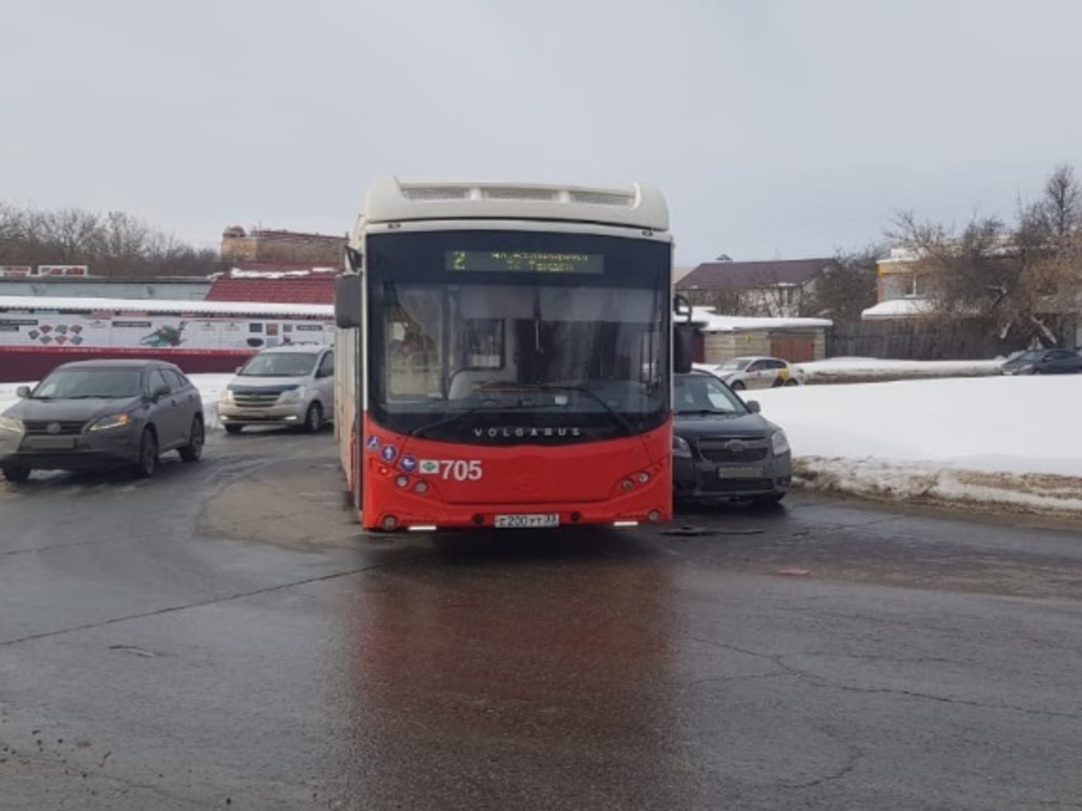 ДТП с автобусом