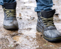ботинки, грязь