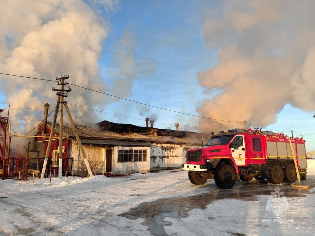пожар завод