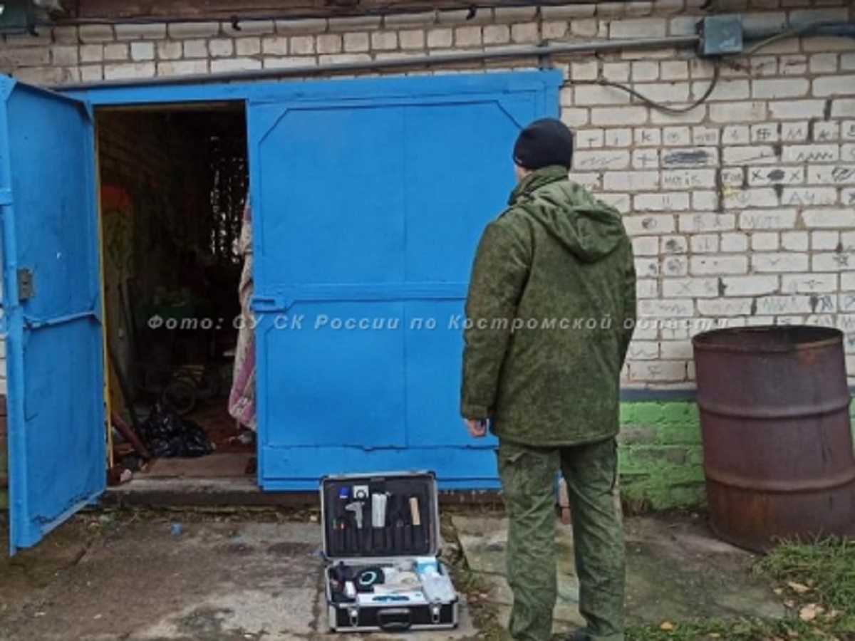 гараж с трупом