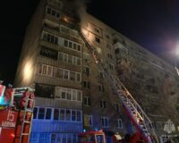 Пожар в Муроме на улице Артема