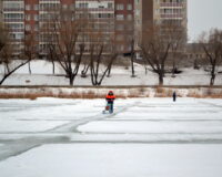 распиловка льда