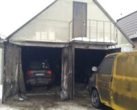 В городе Ряжске Рязанской области в гараже сгорела иномарка