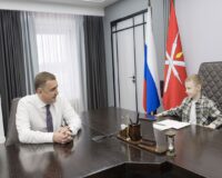 Семилетний мальчик на один день занял кресло губернатора Тульской области