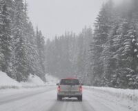 снежная дорога