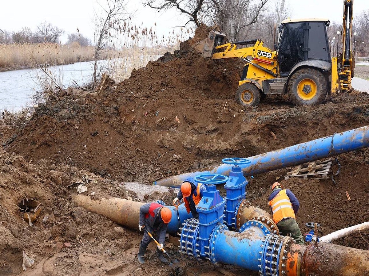 В Астрахани до конца марта заменят дюкерный переход через ерик Солянка