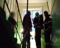 В Иванове мать с детьми оказались в огненной западне в горящей пятиэтажке