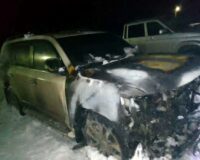 поджог Ленд Крузера