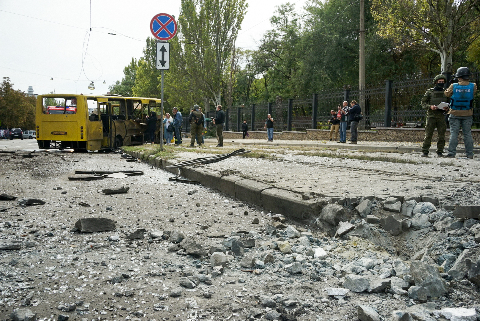 обстрел Донецка