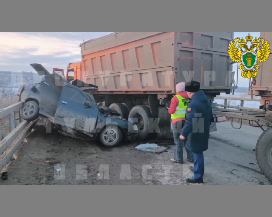 В Тульской области в тройной аварии погибли два взрослых и ребенок