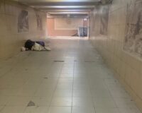 бездомные переход