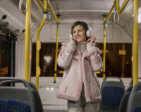 автобус стоит