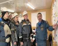аварийно-спасательные работы на руднике "Пионер"