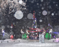 один из ногодних городков в Хабаровске