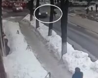 Момент наезда легковушки на ребёнка в Иванове попал на видео