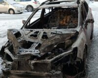 Сгоревший автомобиль 01.03.2024