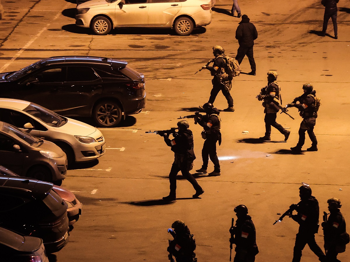 Террористы спрятали оружие