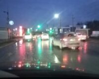 В Туле в районе авторынка на ул. Рязанской «Киа» врезалась в «Ладу»