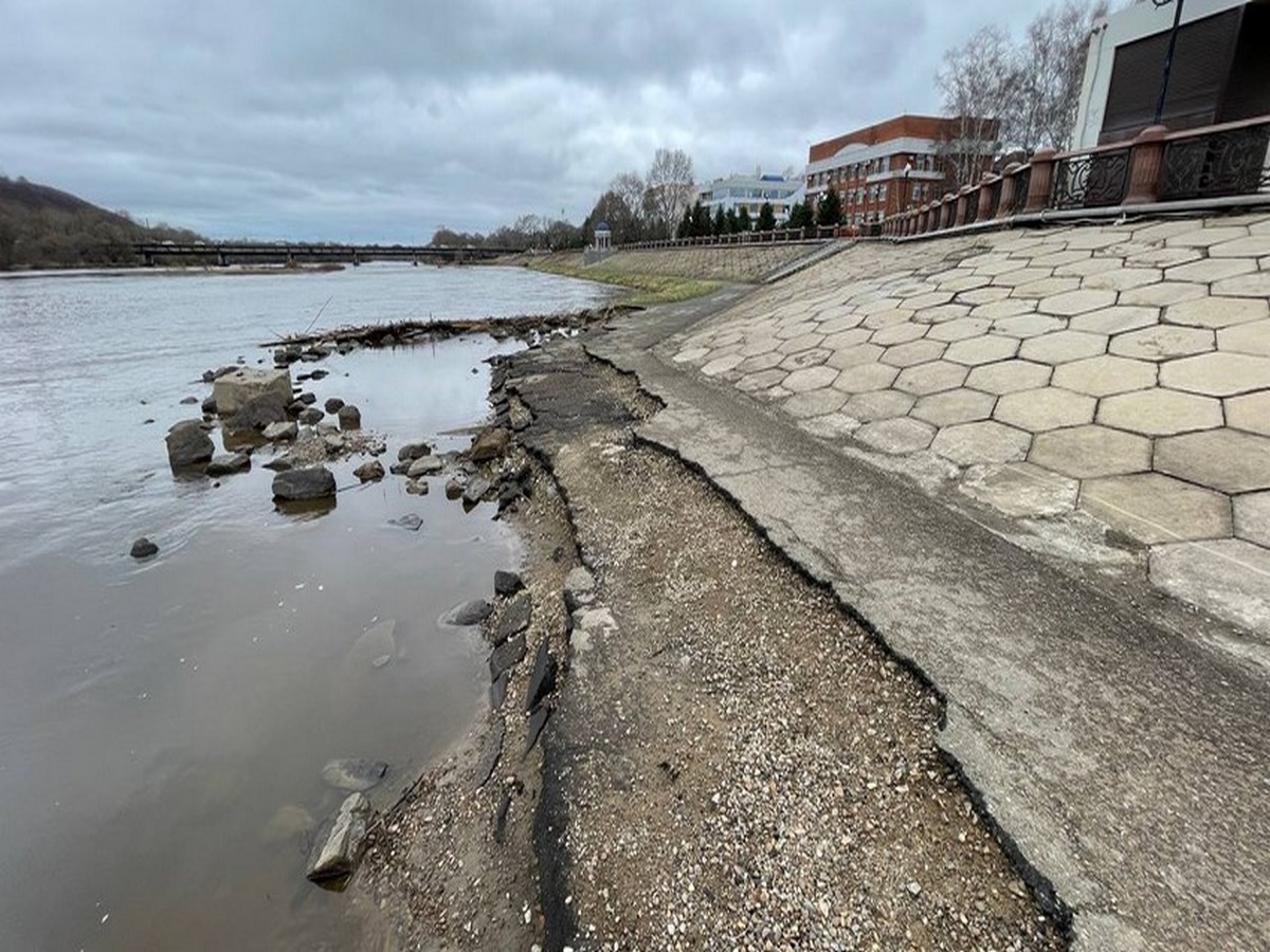 набережная Биробиджана