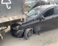 массовая авария с грузовиком Челябинск
