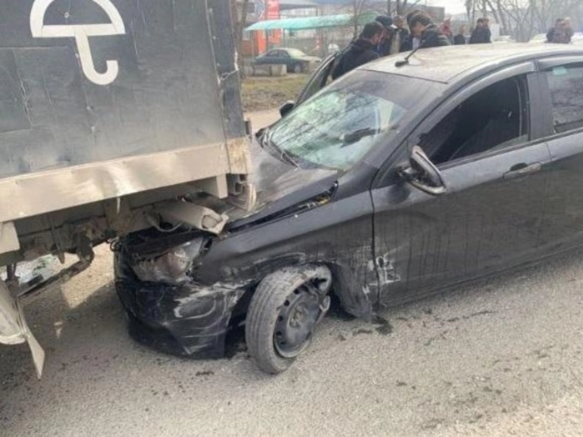 массовая авария с грузовиком Челябинск