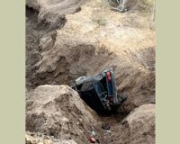 Водитель упавшей в Кондуках машины обязан её достать и заплатить штраф