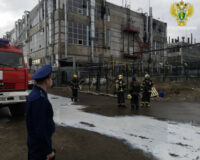 пожар в промзоне