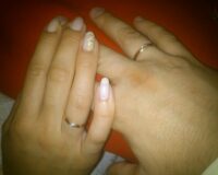 молодожены