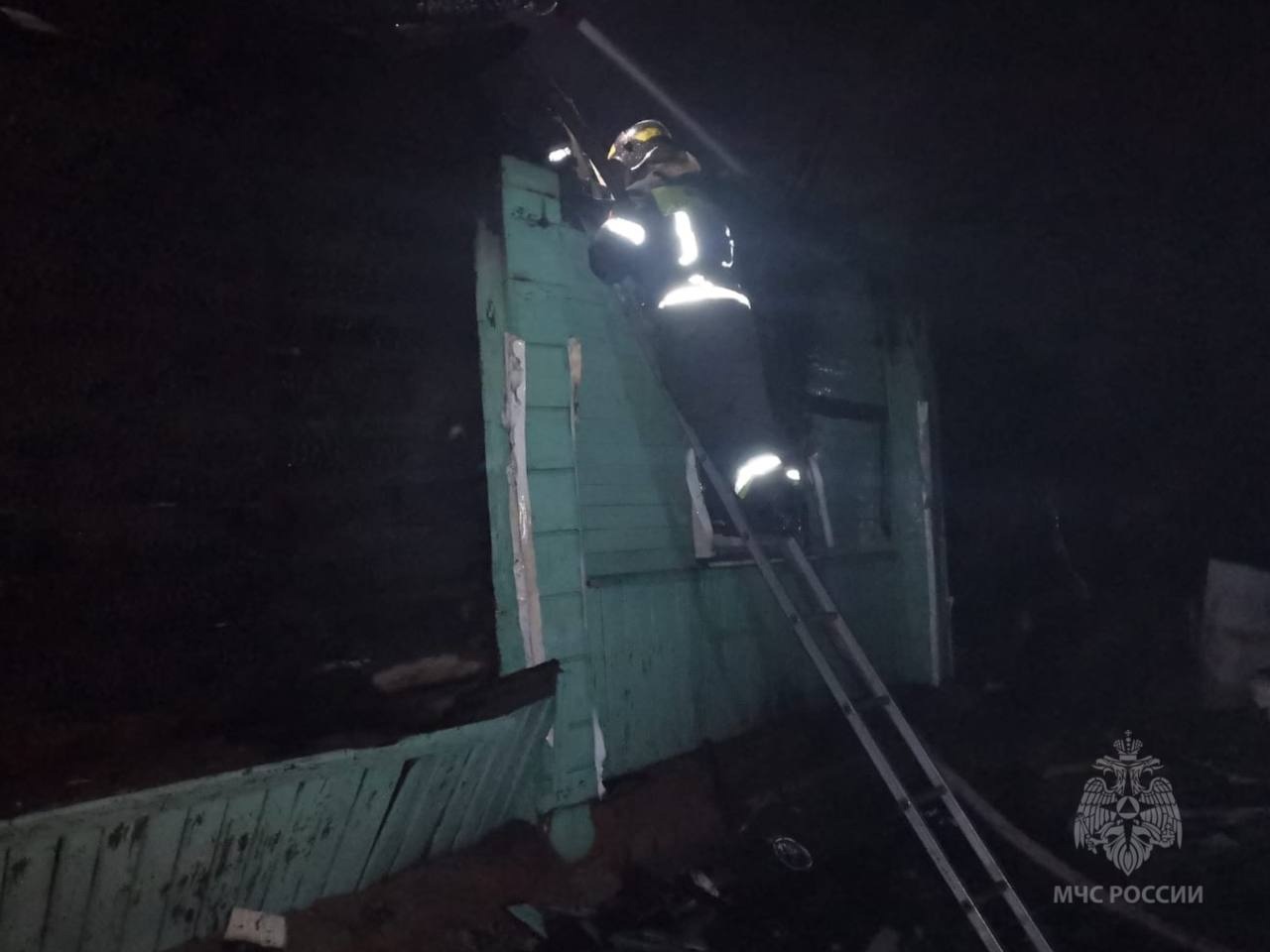 В Ивановском районе ночью мужчина сгорел в своем доме