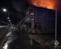 Пожар в Болдино