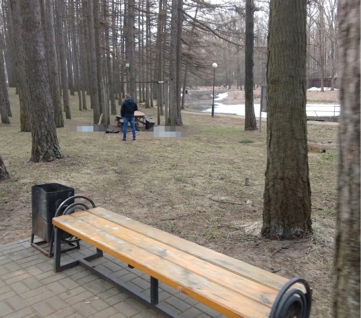 В Новомосковске Тульской области в детском парке нашли тела двух приятелей