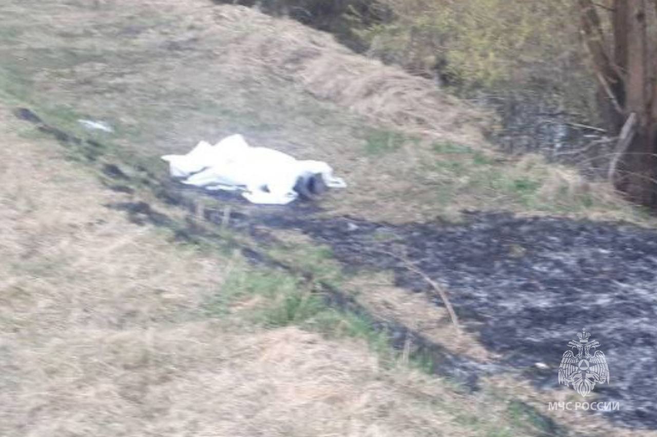 В Приволжске в канаве пожарные нашли сгоревшее тело мужчины