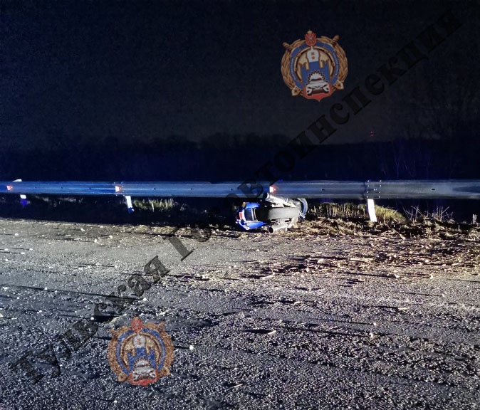 В Тульской области мотоциклист врезался в бордюр и разбился насмерть