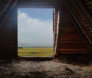 чердак сено