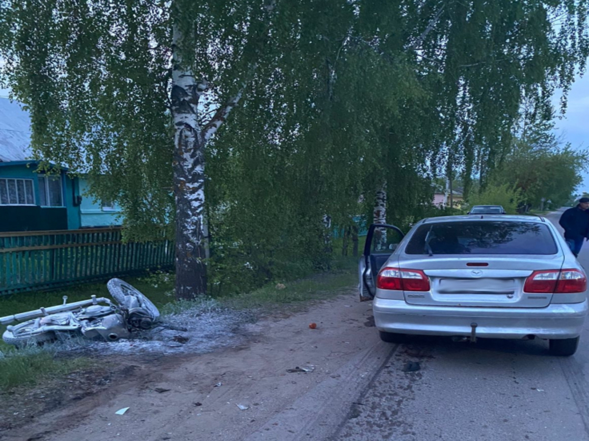В поселке Чучково Рязанской области в аварии скончался 35-летний мотоциклист