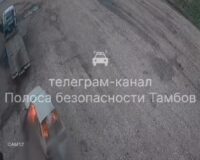 В Тамбовской области пьяный водитель сжег машину на глазах у ДПС
