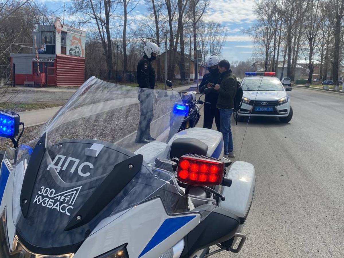 Мотопатруль Госавтоинспекции Кузбасса