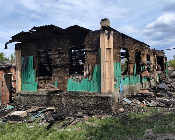 пожар погиб