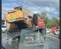 кран провалился