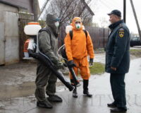 Обработка территорий после паводка