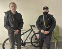 В Рязани 19-летний парень оседлал чужой велосипед и начал кататься пот всему городу